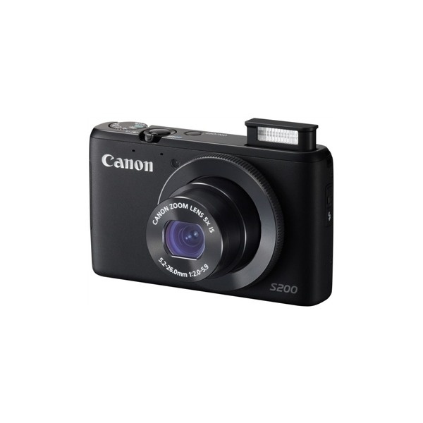 CANON PowerShot S200 IS Black Wi-Fi 